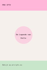 De Legende van Kalla poster