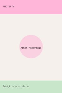 Jinek Reportage poster