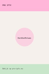 Kerkhofblues poster