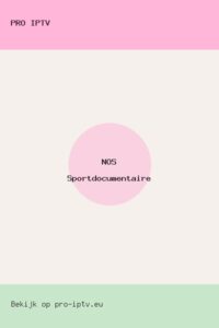 NOS Sportdocumentaire poster