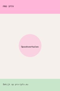 Spookverhalen poster
